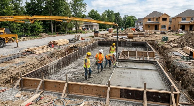 Foundation Wall Pouring in Fort Wayne, IN